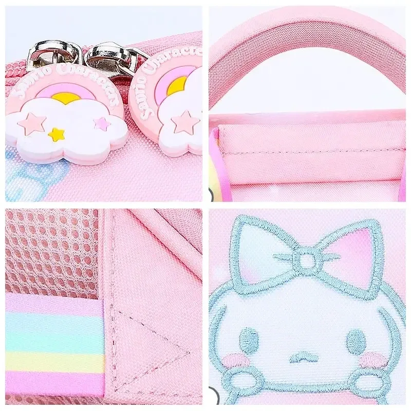 sac à dos grande capacité cinnamoroll mignon style anime, cartable d'école pour étudiant, sac à bandoulière de dessin animé, cadeau de voyage pour ami