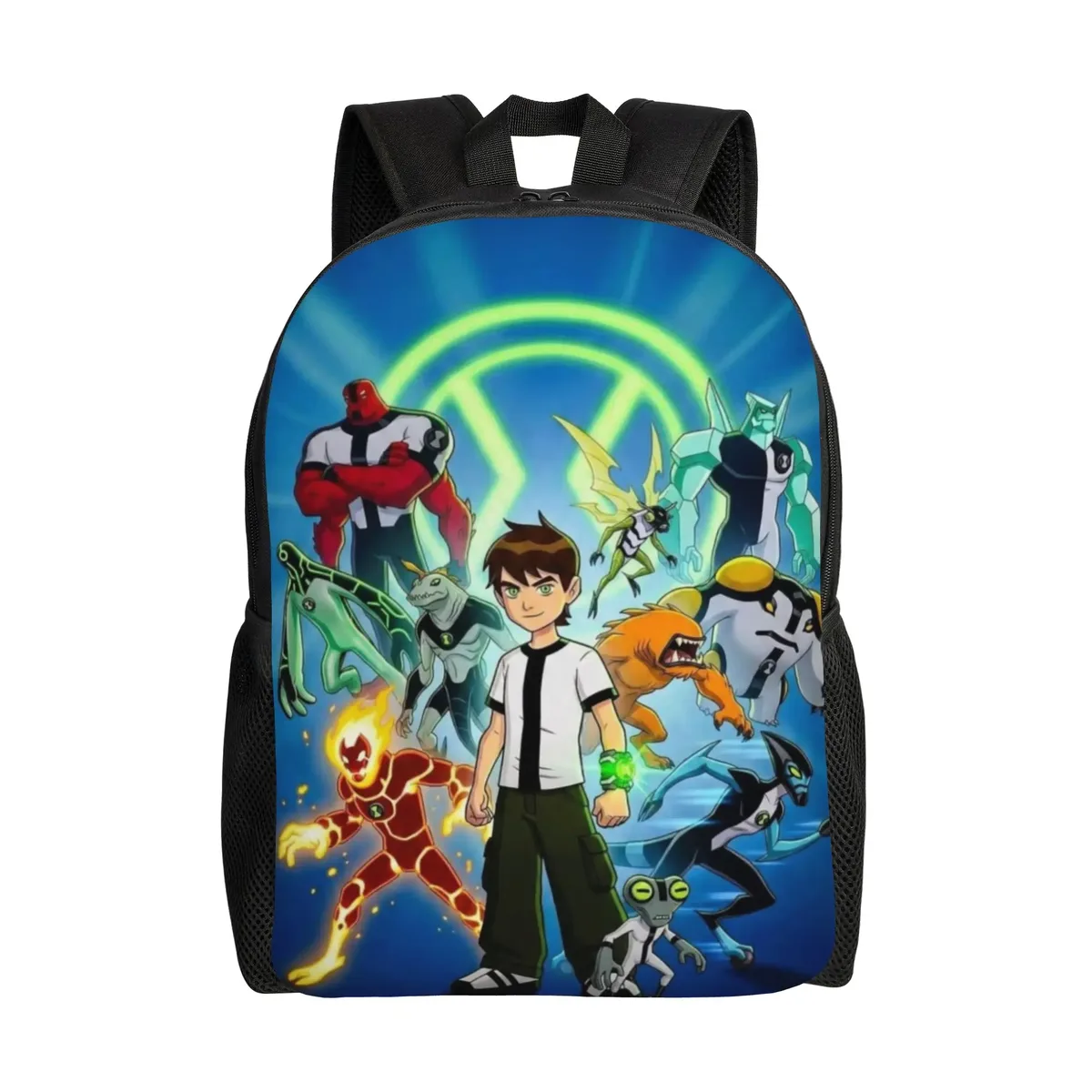 sac à dos multifonction ben 10 heatblast fiery character pour la rentrée scolaire, sac à dos pour étudiants ben 10