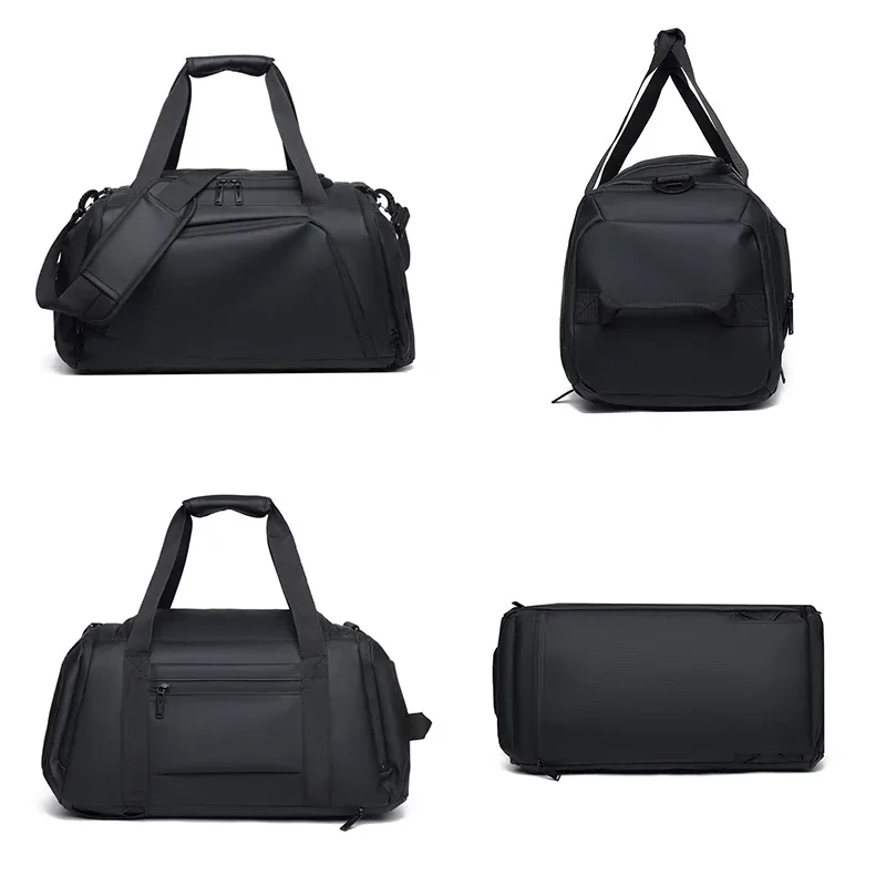 sac de voyage personnalisé avec logo, sac de rangement de grande capacité, sac à bandoulière portatif pour hommes, sac de sport, de sport, de bricolage