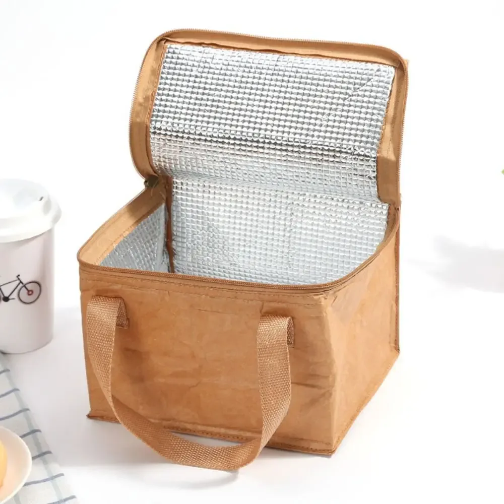 organisateur étanche refroidisseur boîte à déjeuner sac pliable alimentaire sacs à main sac à déjeuner étanche sacs en papier kraft fourre-tout toile sac à déjeuner