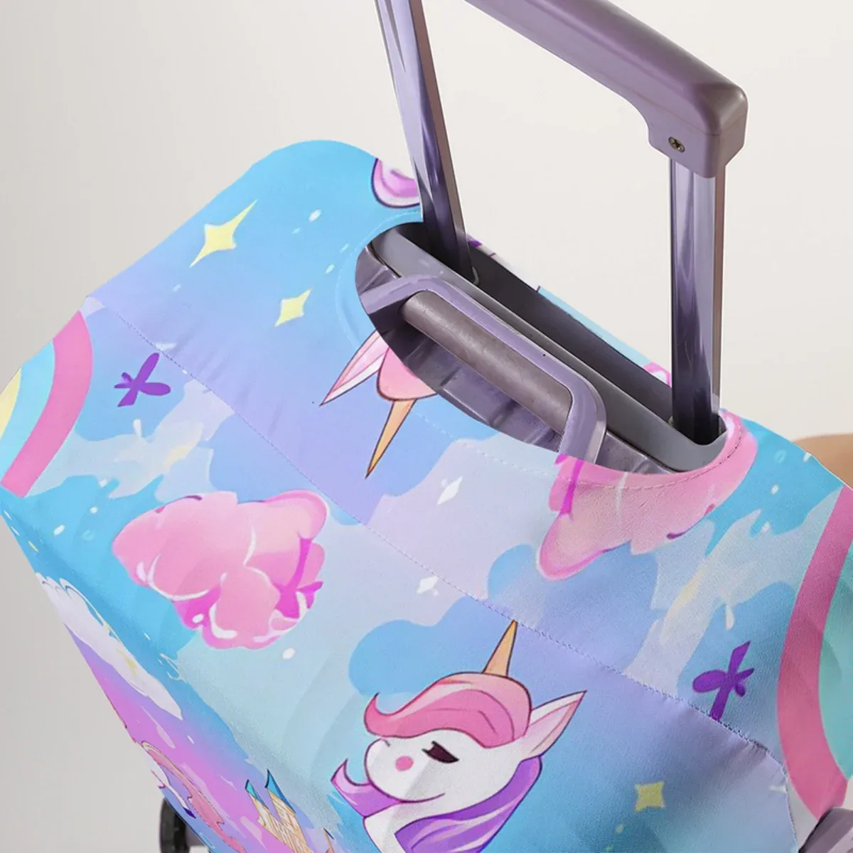 housse de protection pour bagages à motif animal, ensemble adapté aux housses de bagages de 18 à 32 pouces, housse de poignée de valise, accessoires de voyage