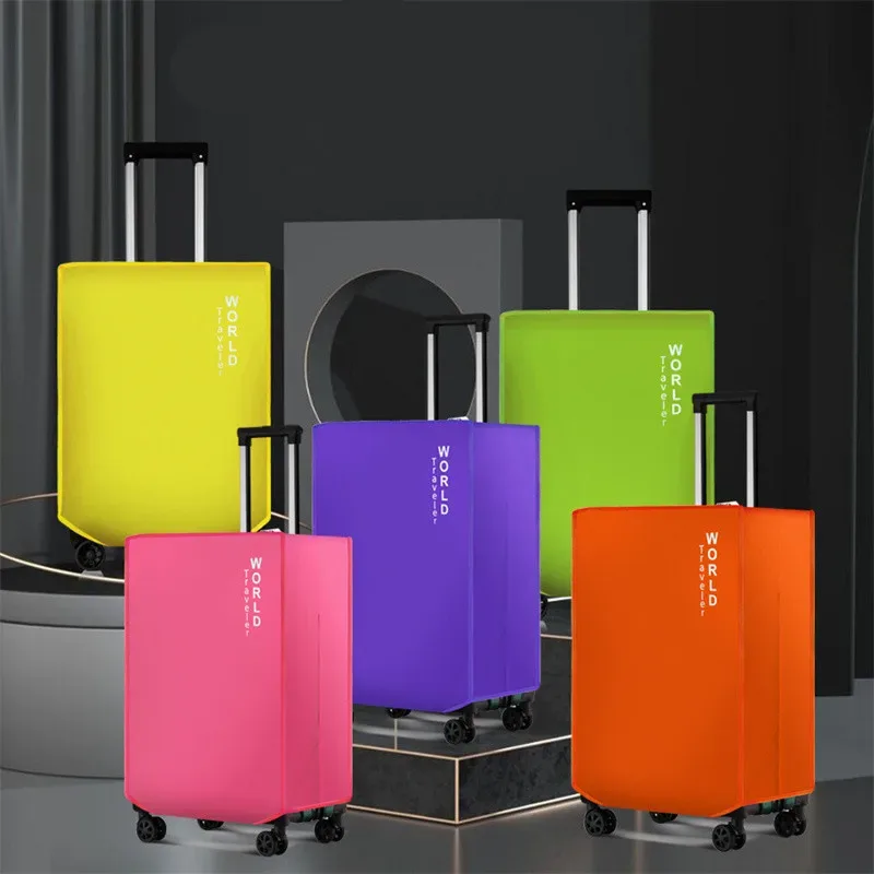 housse de protection colorée pour bagages, non tissée, anti-poussière, valise à roulettes, résistante à l'usure, pour 20/24/26/28/30 pouces, nouvelle collection