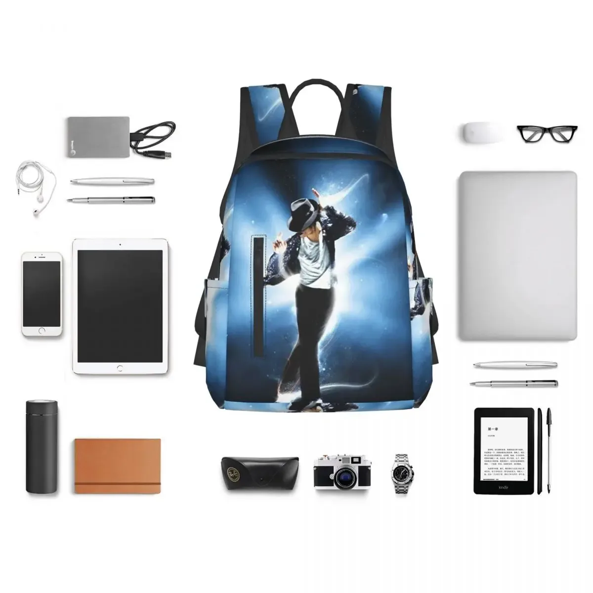 sac à dos michael jackson pour musiciens, chanteurs et danseurs, sac à livres pour étudiants, sac d'école pour enfants, sacs à bandoulière pour ordinateur, pour garçons et filles
