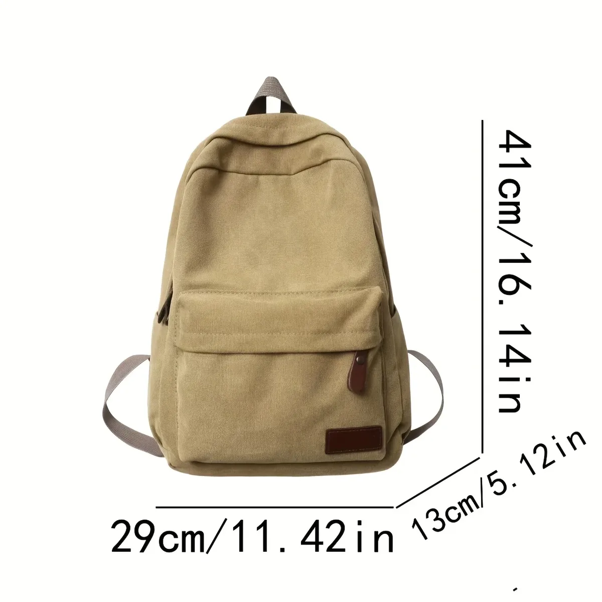 sac à dos réutilisable durable, sac en toile unisexe, sac pour ordinateur portable de bureau et de déplacement quotidien, sacs à dos de haute qualité, sac à bandoulière simple,