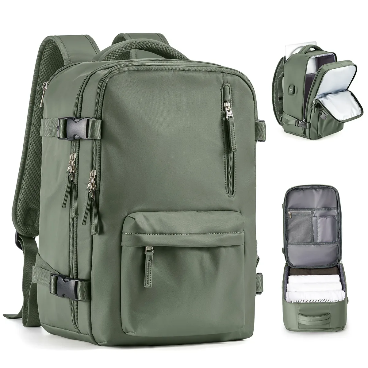 sac à dos de voyage, sac de cabine, sac à dos ryanair 40x30x20, sac à dos pour ordinateur portable 15,6 pouces pour hommes et femmes, sac à dos de trekking décontracté