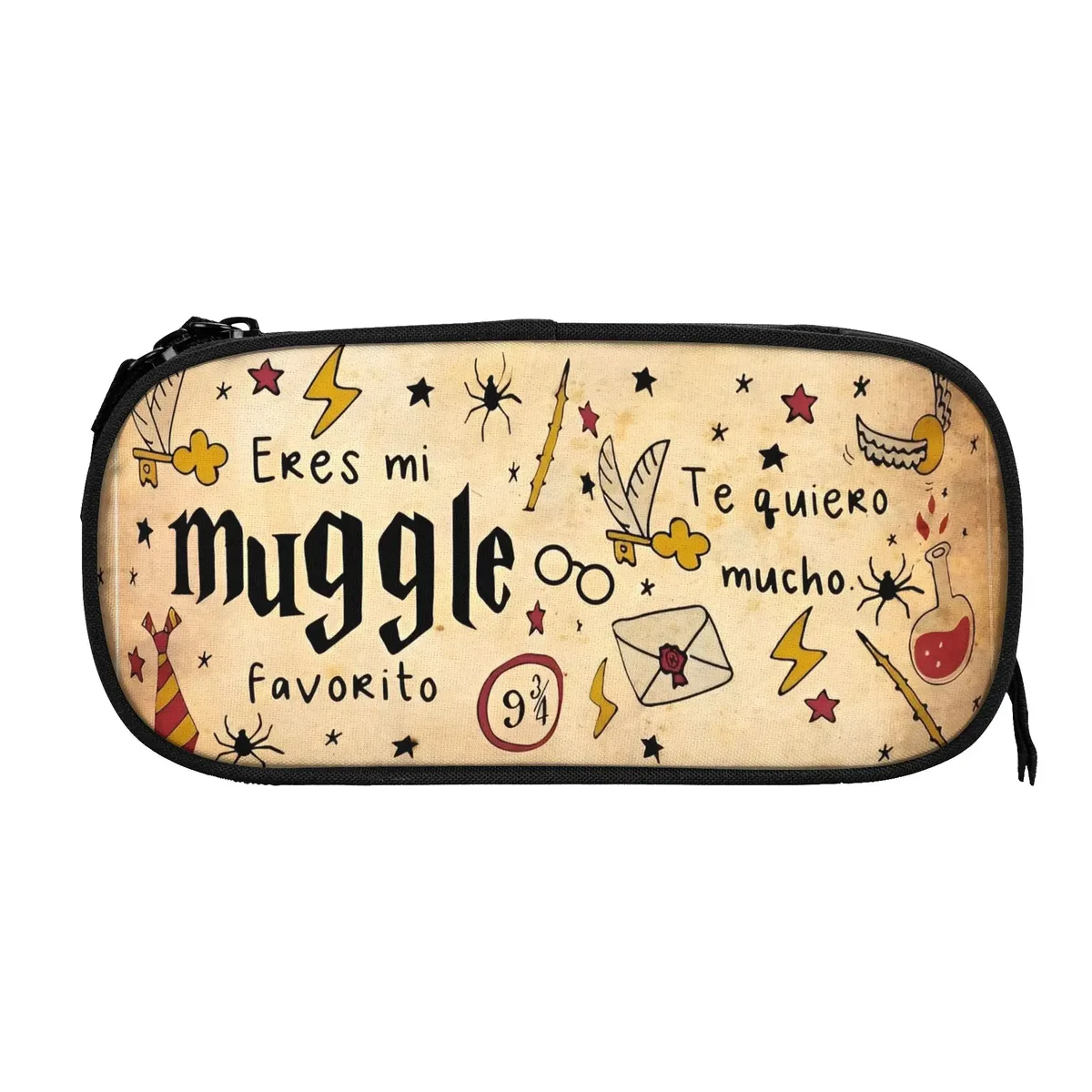 Étui à crayons Harry Potter H-HP-P, boîte à crayons classique, sacs pour étudiants, grande capacité de rangement, trousse scolaire, trousse à cosmétiques