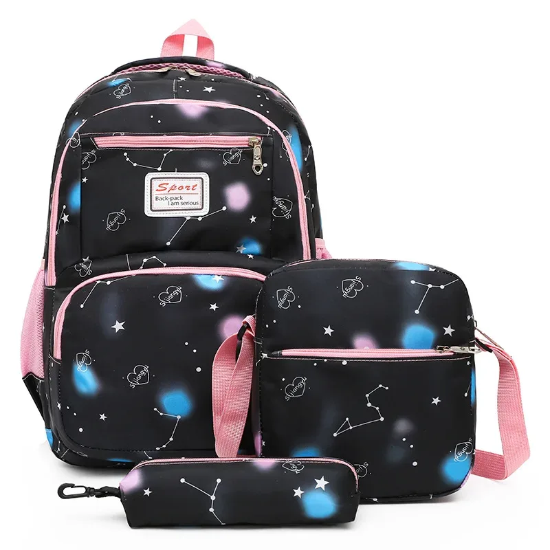 sacs à dos à une épaule pour hommes et femmes, sacs de lycée pour hommes, grands sacs de voyage pour étudiants, sr mochila, ensemble de 3 pièces, 2020