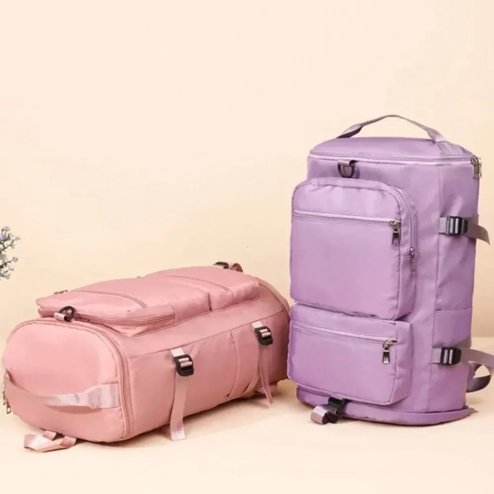 grands sacs à dos de voyage pour femmes, imperméables, élégants, décontractés, avec sangle de bagage, sacs de sport pour dames, yoga