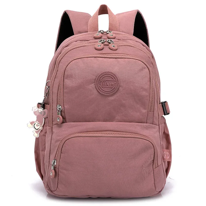 tegaote sac à dos de voyage pour hommes, sac à dos en nylon imperméable, mochila feminina, sacs d'école pour adolescents, garçons et enfants