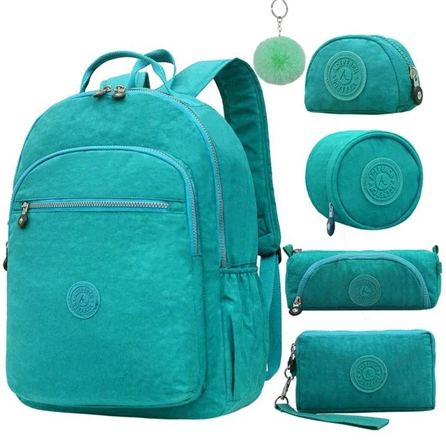aceperch – sac à dos d'école en nylon pour filles et adolescentes, pour ordinateur portable
