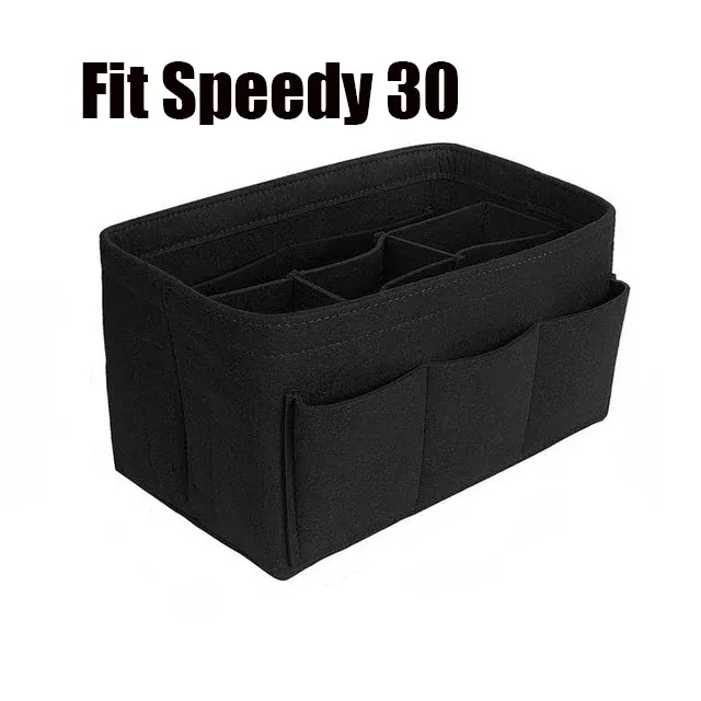 sac d'insertion d'organisateur de maquillage pour sac à main, sac à cosmétiques portatif de sac à main intérieur de voyage, sacs à cosmétiques adaptés à speedy neverfull