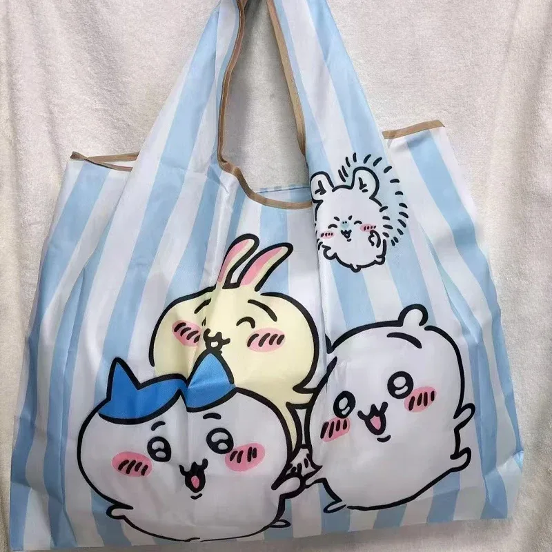 chiikawa nouveau sac à main de dessin animé, sac de courses, sac à bandoulière hachiware, sac à déjeuner, sac de rangement portable de grande capacité