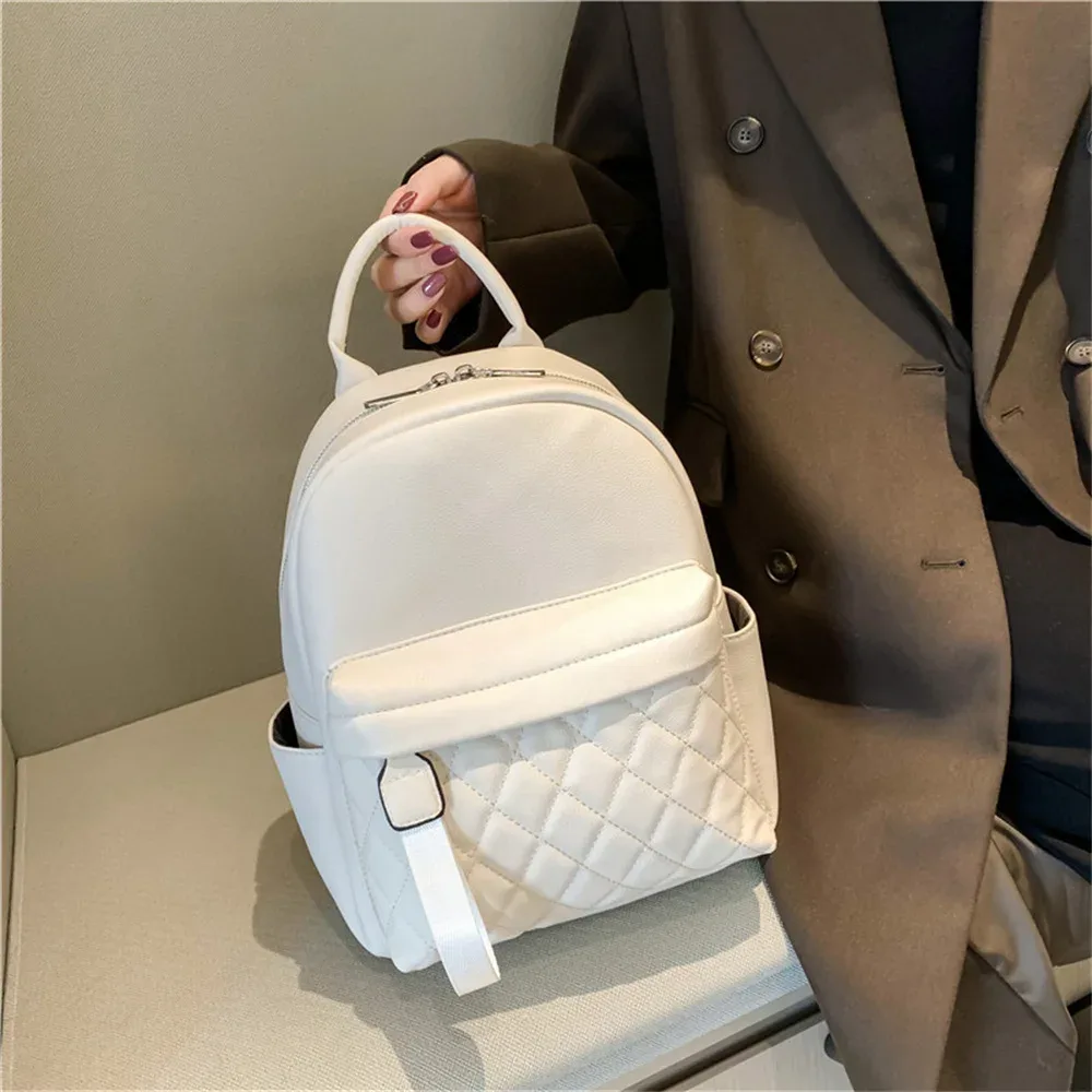sac à dos en cuir pu avec nom personnalisé pour femme, polyvalent, brodé avec tous les noms, cadeau pour dame, sacs d'extérieur, nouvelle collection
