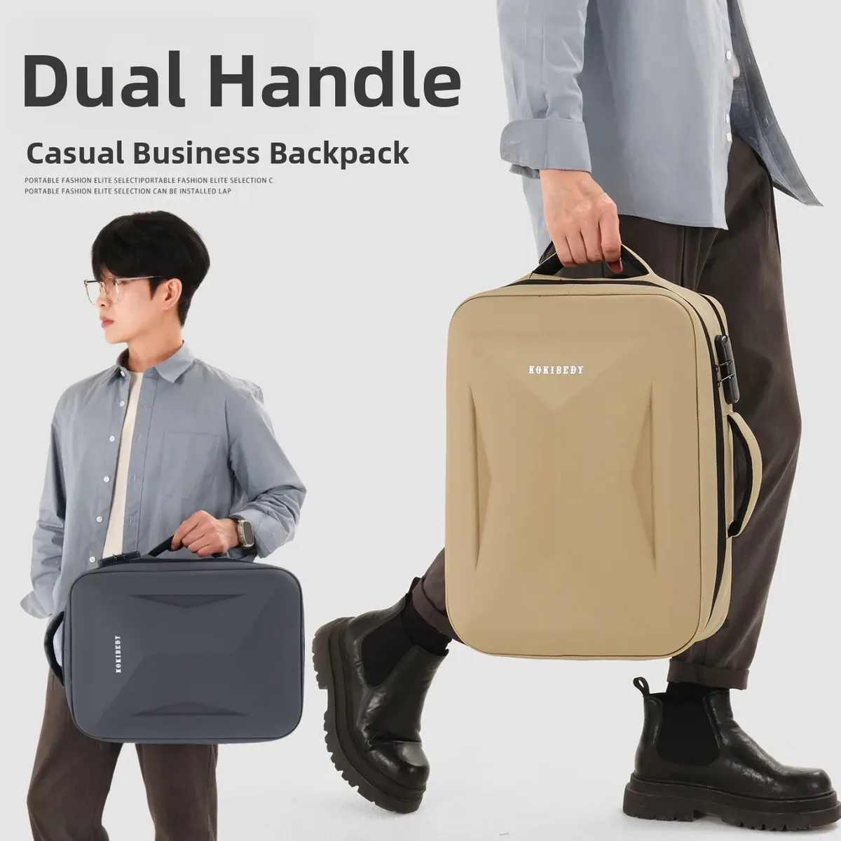 sac à dos rigide extensible grande capacité, étanche, pour ordinateur portable, séparation sec/humide, idéal pour les voyages d'affaires et les loisirs