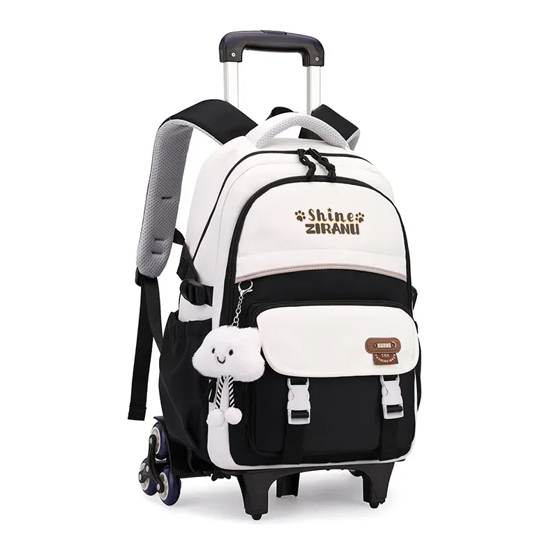 sacs à dos d'école pour enfants sacs d'école pour filles sac à roulettes avec roues sac d'école étanche sac à dos à roulettes pour étudiant