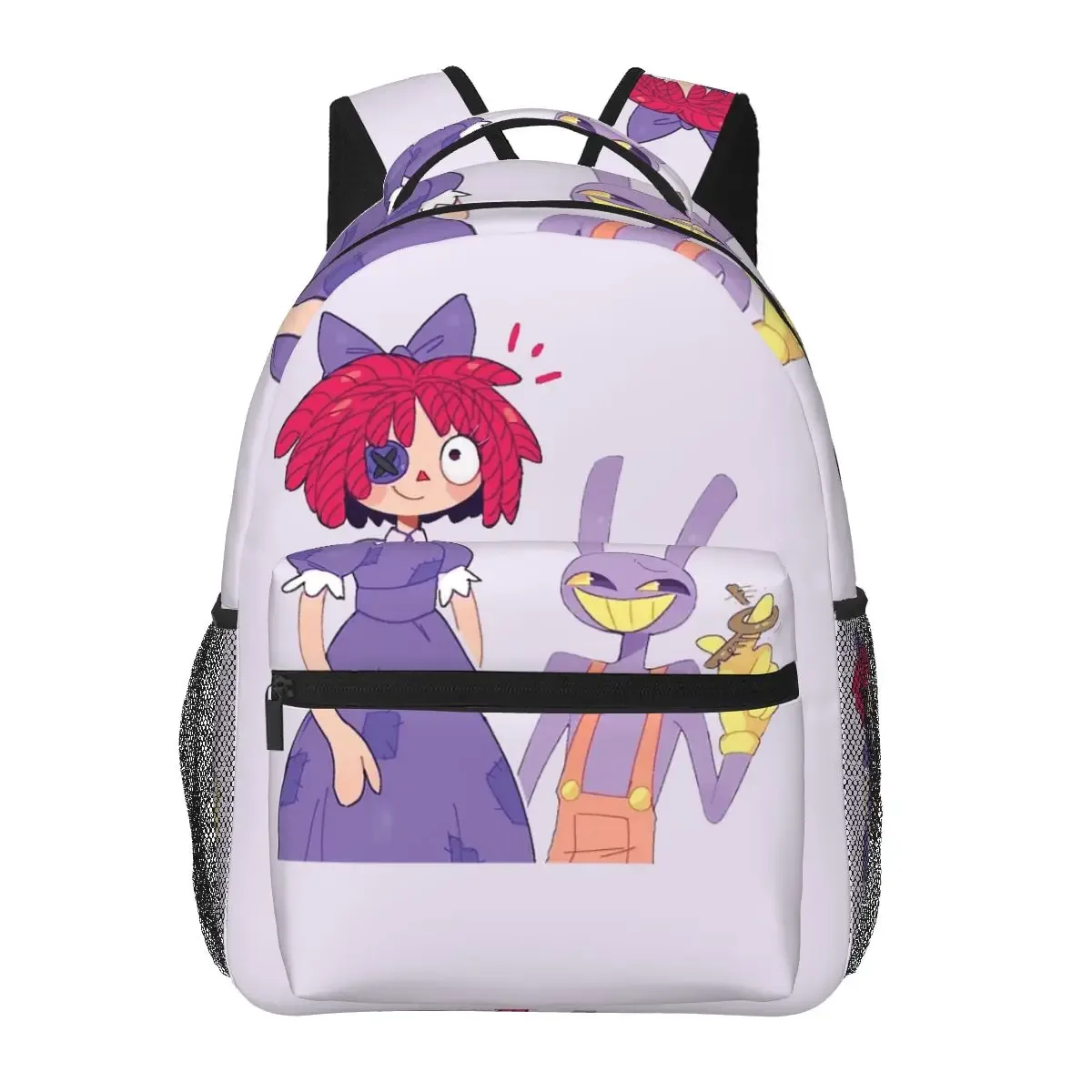 jax the amazing digital circus fanart animation series sacs à dos pour garçons et filles, sacs d'école pour étudiants, sac à dos pour ordinateur portable, sac à bandoulière