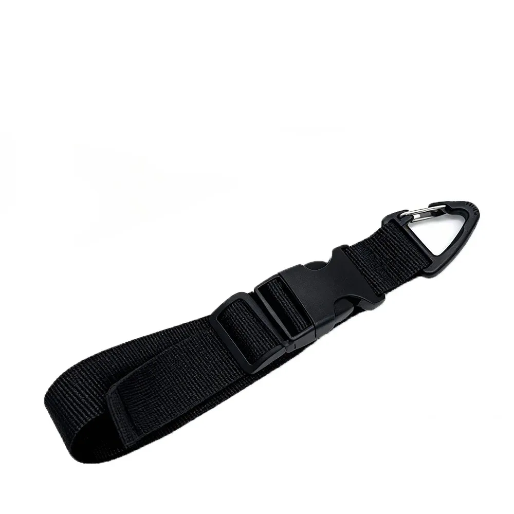 2 crochets noirs pour sacs, accessoires de fixation extérieure pour sacs à dos de randonnée et bagages, sangles de suspension rapide