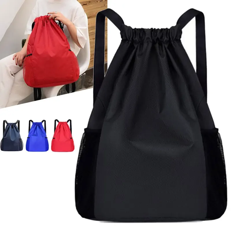 Sac à dos de grande capacité anti-éclaboussures pour hommes et femmes, sac à cordes de proximité extérieur, sac d'équitation solide, poche à fermeture éclair