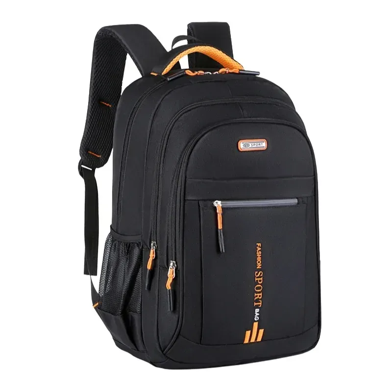 sac à dos pour ordinateur portable de 15,6 pouces avec trois grands compartiments, forte capacité de charge, supporte 45 lb, pour les trajets quotidiens et les voyages