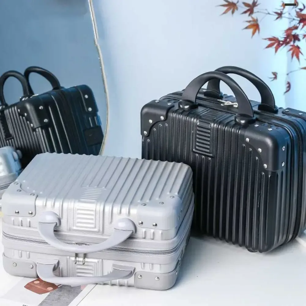 ventes flash : valise de voyage 14 pouces, mini trousse de maquillage, organiseur de voyage, valise cabine pou