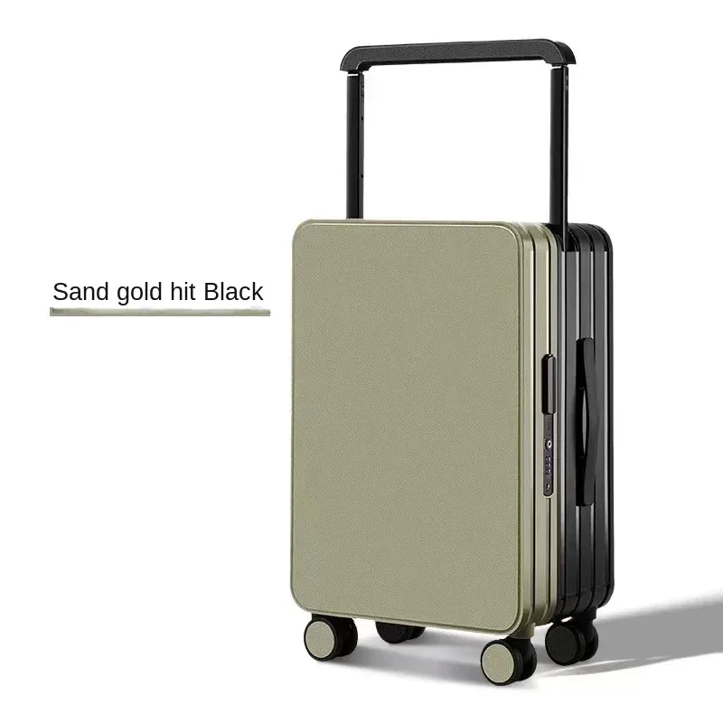 valise à bagages à poignée large pour femmes et hommes valise de voyage 20-26 pouces sac de cabine bagage de grande capacité avec roues lisses