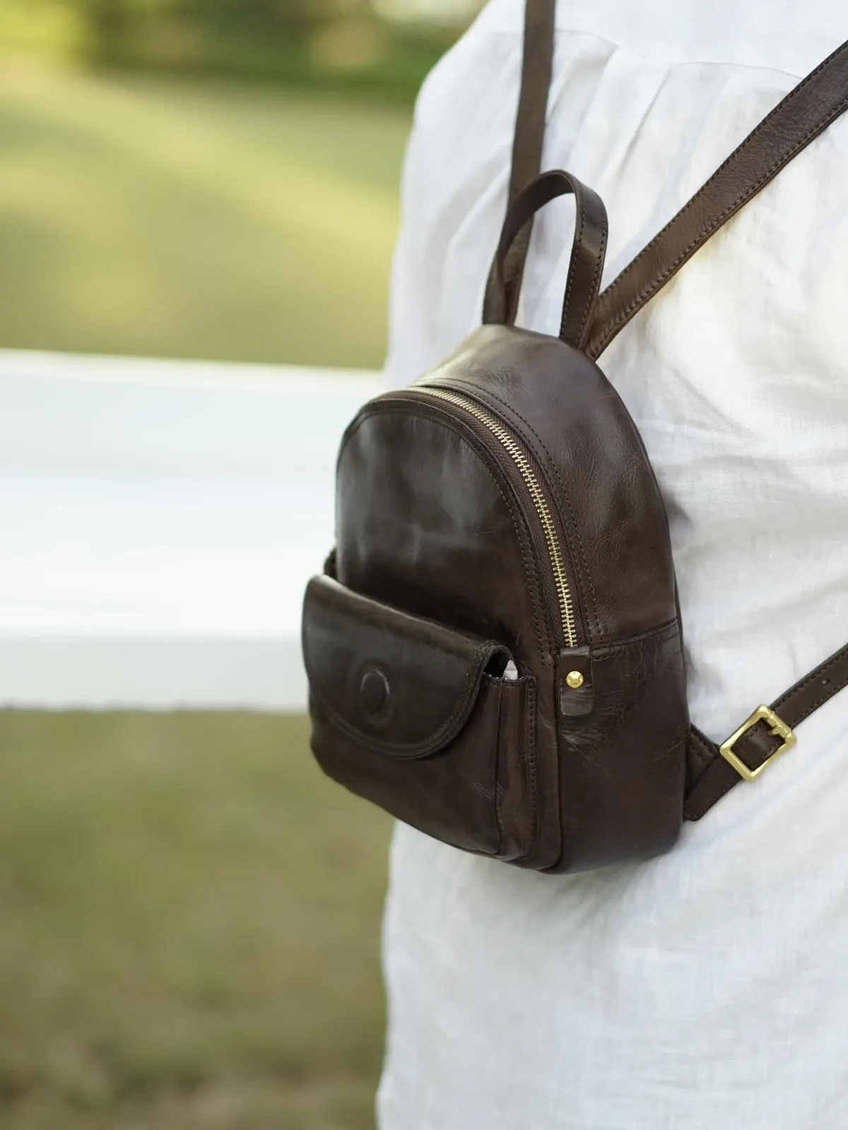 mode décontracté à la main première couche peau de vache femmes petit sac à dos week-end voyage en plein air vintage luxe en cuir véritable sac à dos