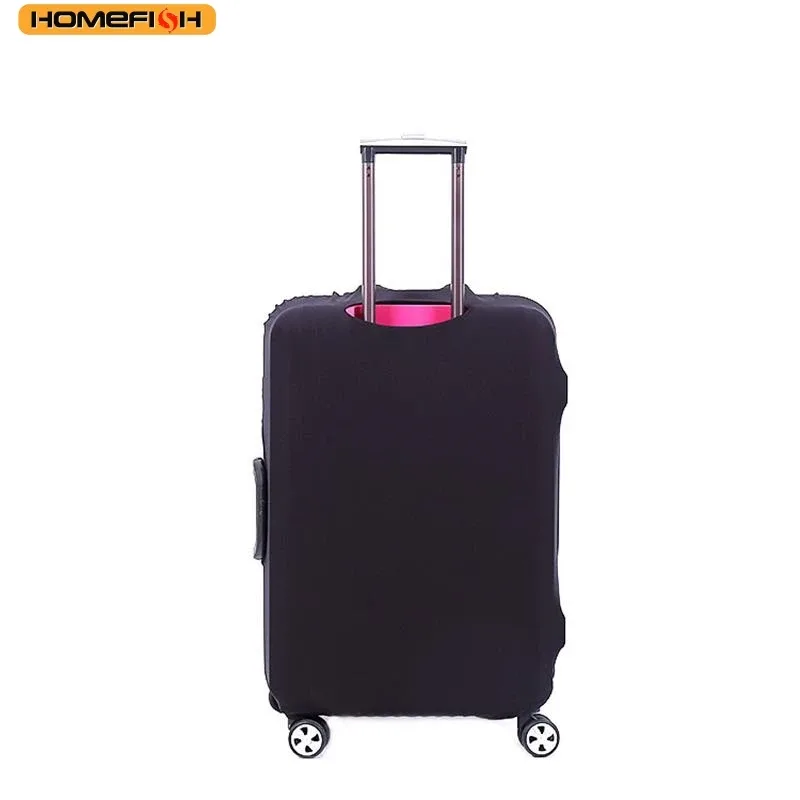 homefish housse de valise élastique, housse anti-poussière simple de couleur unie, convient aux valises de 18 à 28 pouces