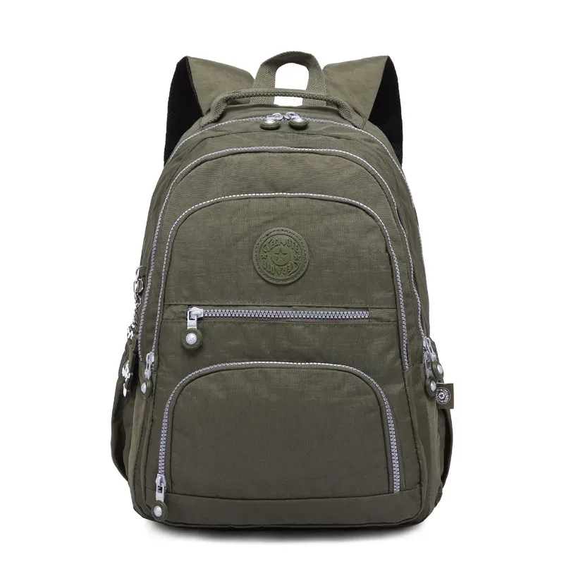 tegaote – sac à dos d'école pour adolescentes et garçons, sac à dos de voyage pour femmes, en nylon, étanche, pour ordinateur portable, unisexe, 2024