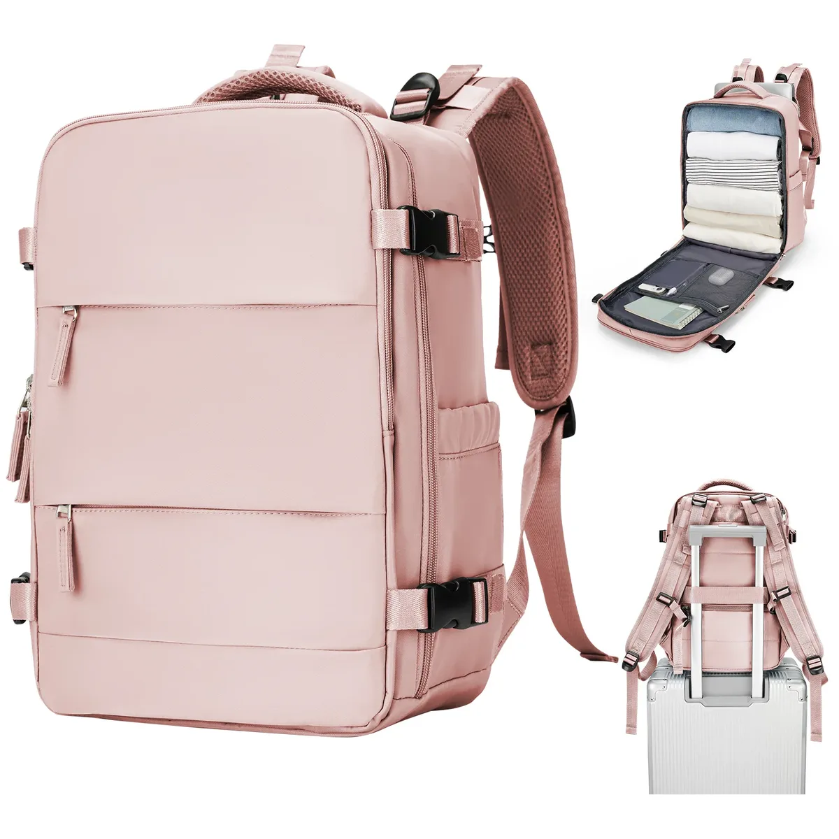 sac à dos extérieur multifonction sac à dos de voyage de grande capacité pour femmes hommes, sacs à dos pour ordinateur portable, sac résistant à l'eau ryanair 40x20x25