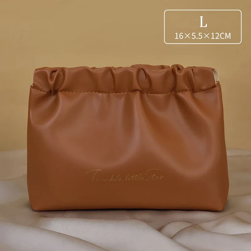 nouvelle trousse de rangement pour cosmétiques en pu, portable, simple, mini, pour rouge à lèvres, maquillage, organiseur de bijoux pour femme, pochette portable