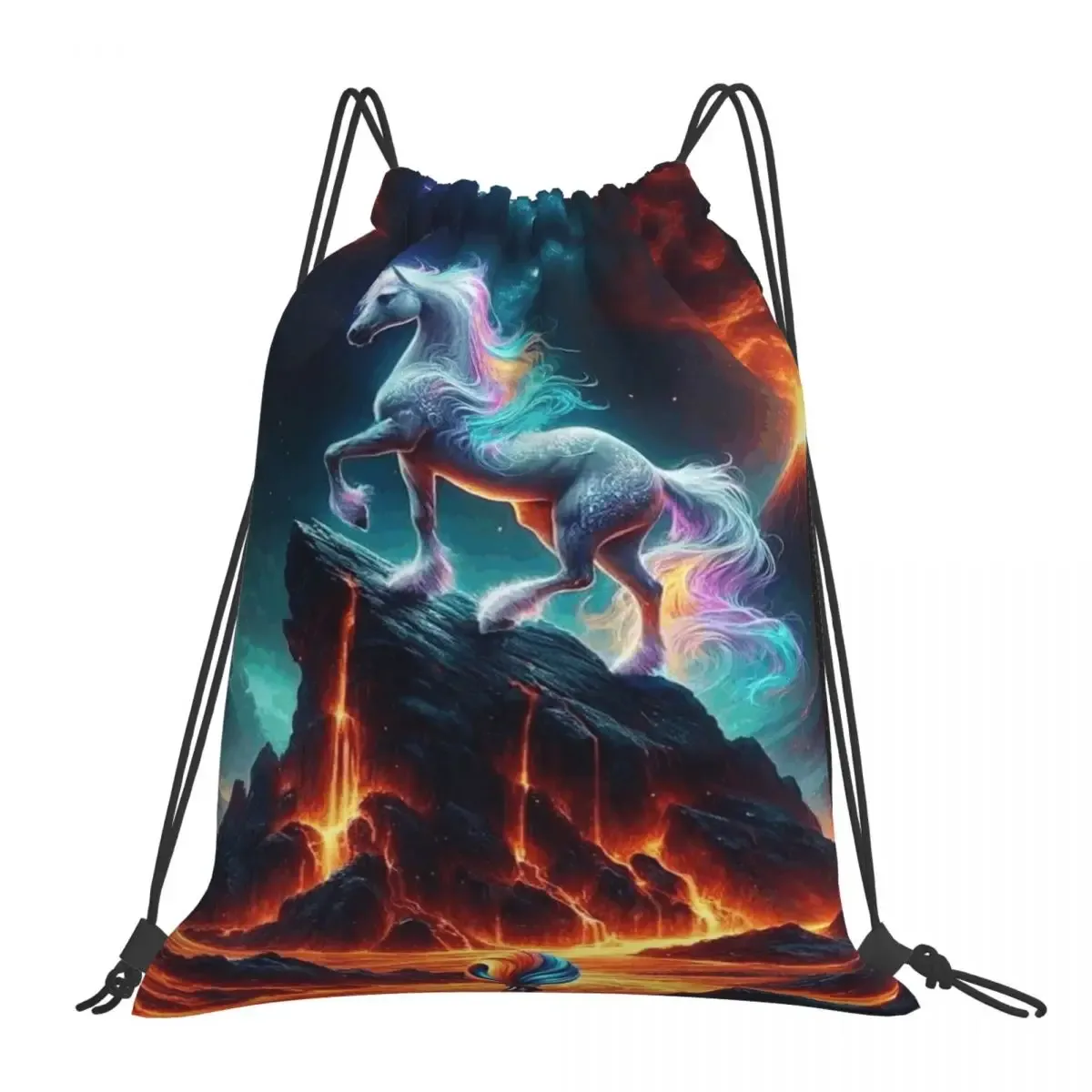 sacs à dos unicorn academy, sacs portables à cordon, sacs de sport, sacs à livres pour homme et femme, pour l'école
