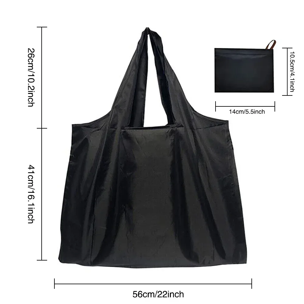 sacs à main pliables réutilisables de grande capacité, sac à provisions, fourre-tout lavable en poudre, sac fourre-tout de voyage pour la mode, initié