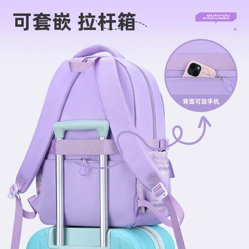 sacs d'école primaire pour filles, cartable kawaii léger pour enfants, sac à dos pour livres, sac à dos de voyage, mochilas, cadeaux