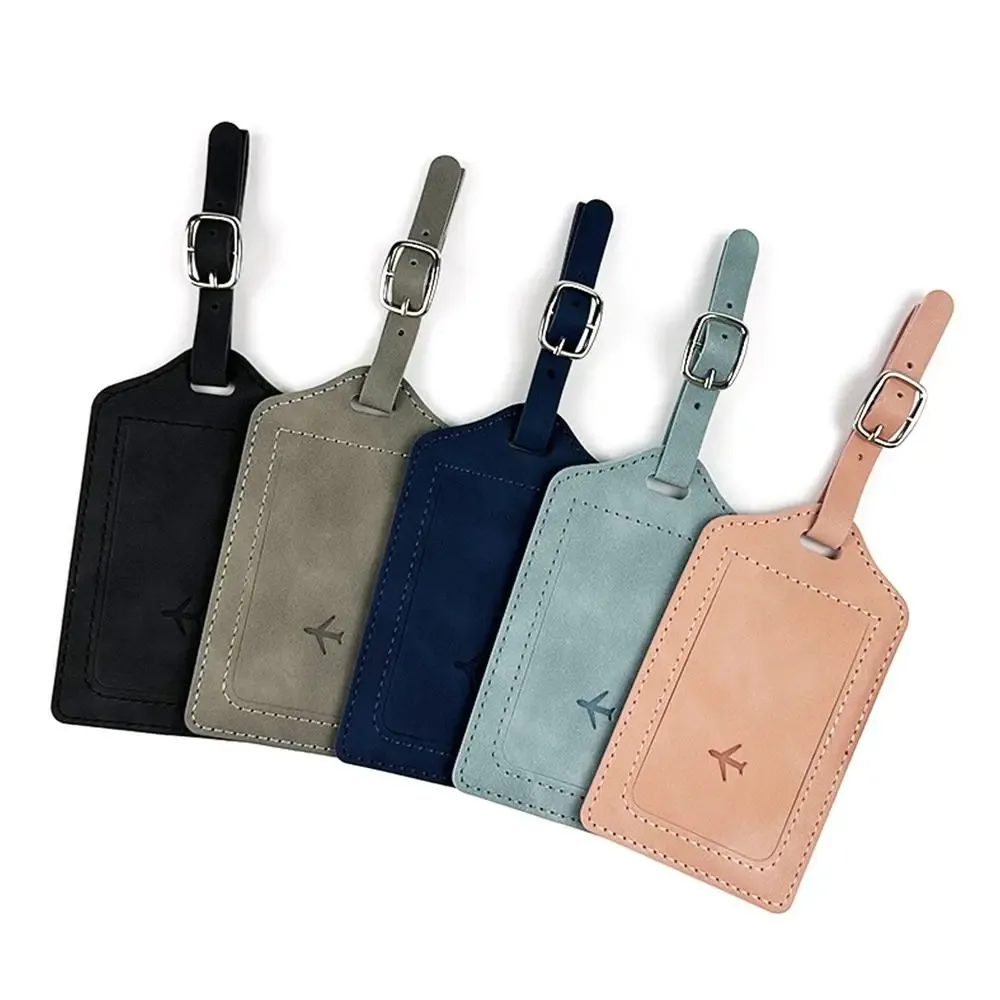 étiquette de bagage en cuir portable, valise de voyage, nom, adresse, id, étiquette de bagage, porte-adresse, 