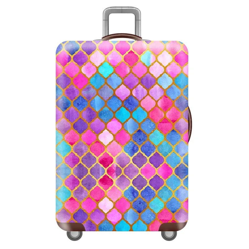 juste anti-poussière pour valise à roulettes, housse de bagage élastique, accessoires de voyage, mode, hw707, 18-32 pouces