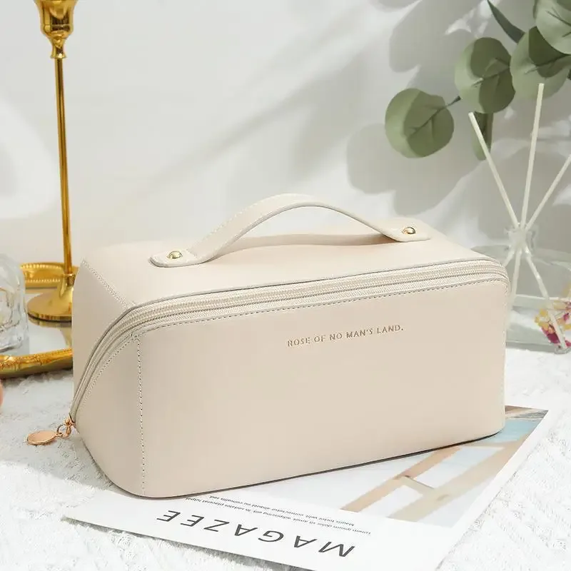 trousse de toilette pour femme, trousse de maquillage, pochette de rangement, boîte de luxe pour femme, trousse à cosmétiques, sac de rangement pour voyage avec fermeture éclair