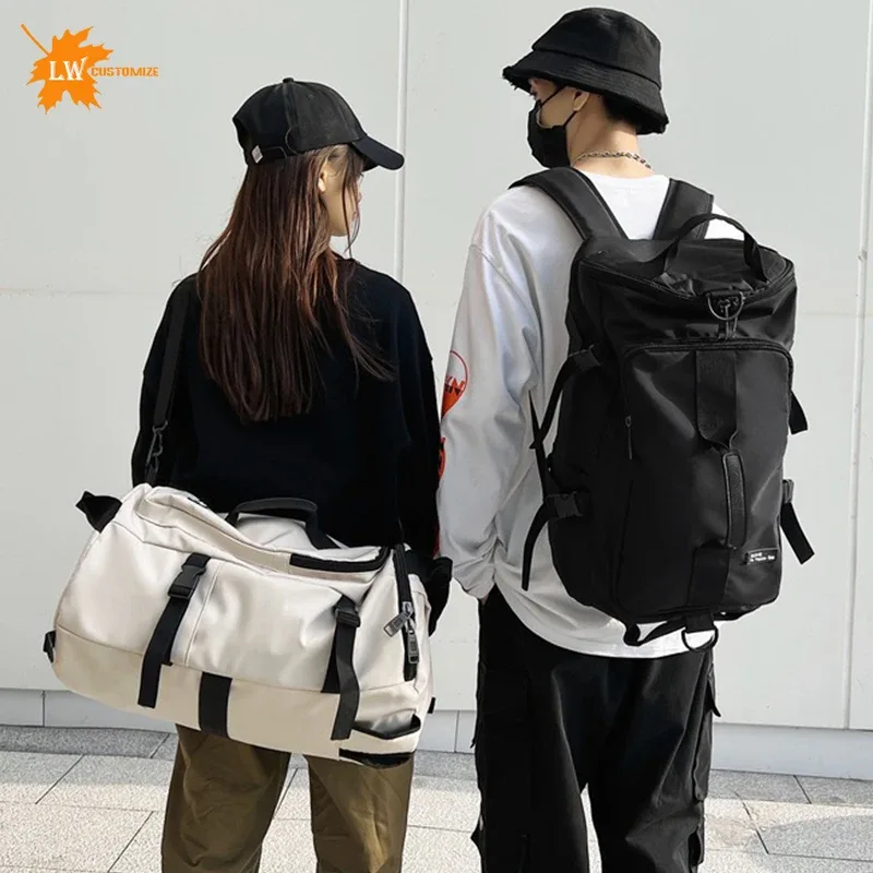 Sac à dos de grande capacité pour chambre unique, sac à bandoulière, sac de sport de voyage, sac de sport, sac de rangement de boxe, logo personnalisé, motif de nom