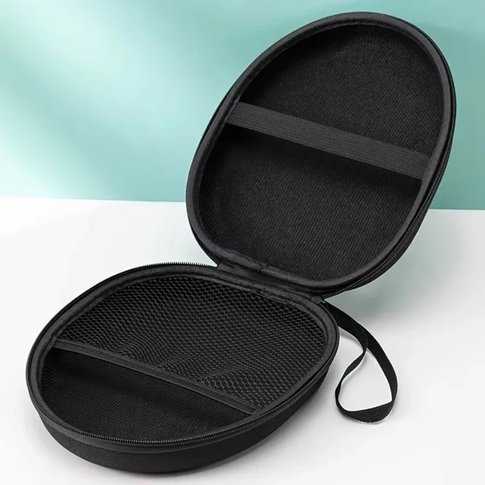 sac de rangement antichoc pour écouteurs avec fermeture éclair, étui de protection pour écouteurs supra-auriculaires et de studio, 1 pièce