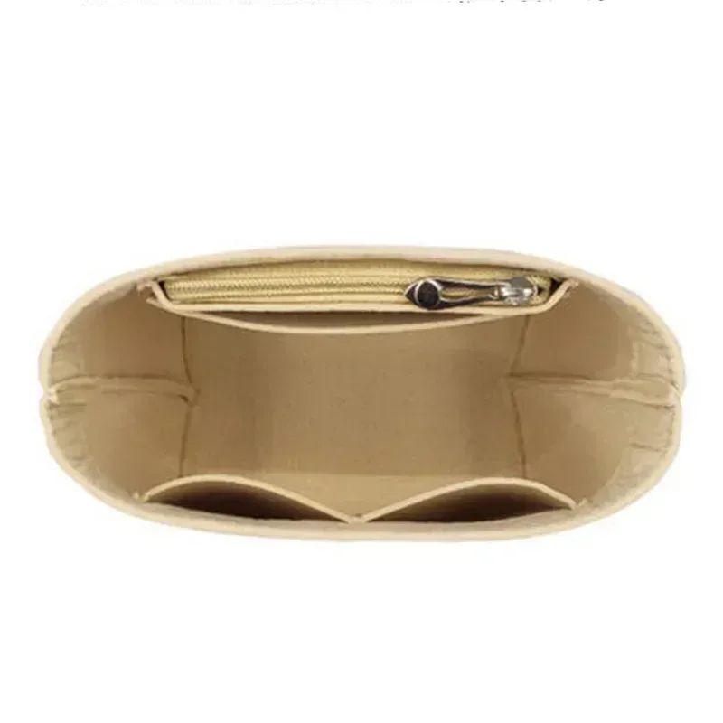 organisateur de sac en feutre pour longchamp le pliage cuir top handle bag xs, organisateur de maquillage ultraléger, sac de voyage intérieur