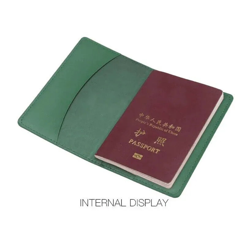 Porte-passeport d'arabie saoudite, couverture de passeport fine à motif de ville arabe avec carte de crédit et organisateur de documents pour hommes et femmes