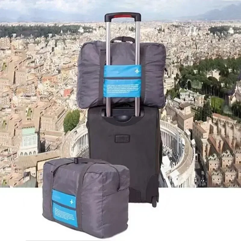 sac de voyage étanche de grande capacité pour femmes, sac à main pliable en nylon unisexe, bagages de voyage, nouvelle mode