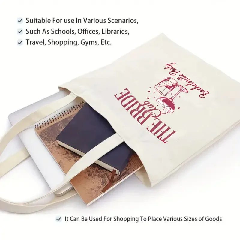 sac fourre-tout imprimé personnalisé, idéal pour aller à l'école, faire du shopping et transporter des livres, sac à bandoulière rectangulaire, peut être offert à maman.