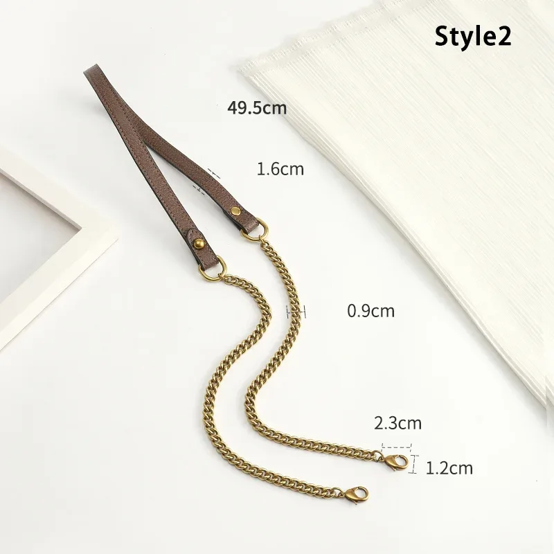 chaîne de sac bandoulière, sangle d'épaule durable, ceinture de remplacement, modification de sac, accessoires de chaîne