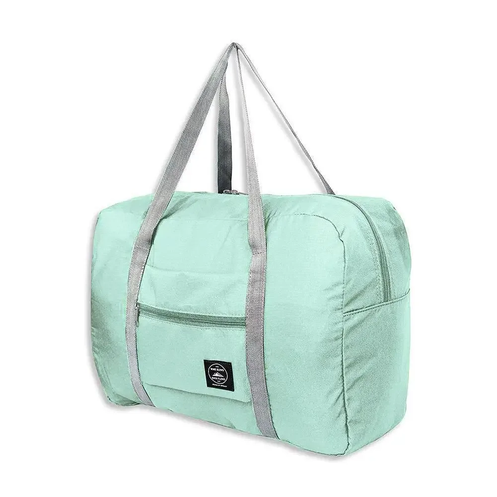 sac de voyage grande capacité pliable, sac de rangement léger et portable pour poignée de valise