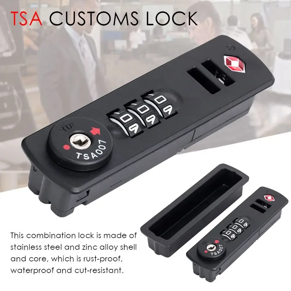 cadenas antivol résistant aux intempéries pour bagages, serrure à code sécurisée tsa21123, serrure à combinais