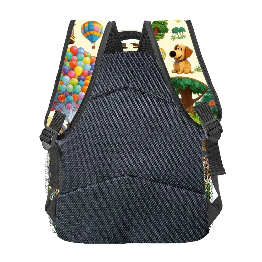 sac à dos imprimé up movie, sac d'école avec personnage carl russell dug pour adolescents, sac de voyage léger