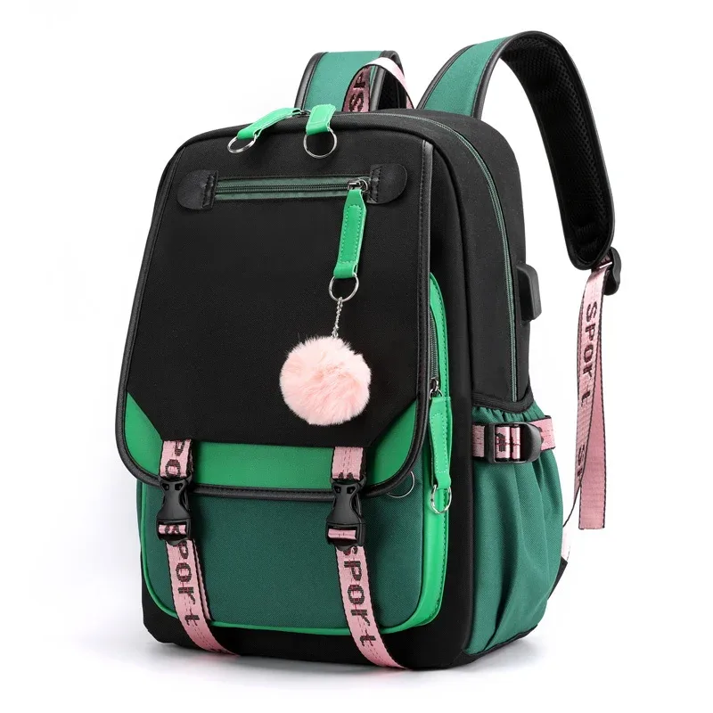 sacs à dos scolaires pour jeunes garçons filles sac à dos étudiants du collège kawaii sac d'école harajuku mode voyage sac à dos noir rose sac