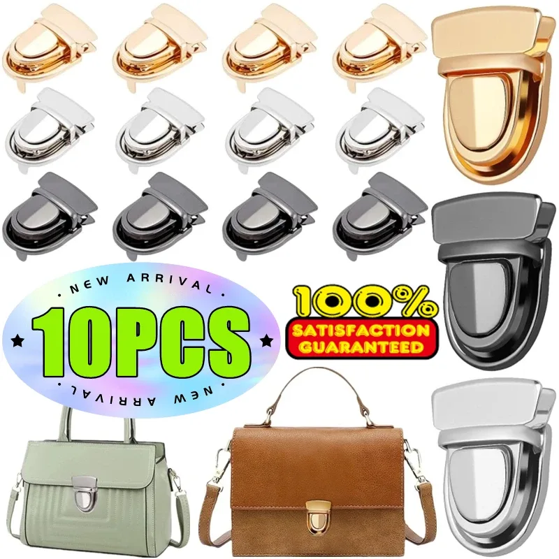 1-10 pièces serrures en métal sac fermoir boucles de capture pour sacs à main sac à bandoulière sac à main fourre-tout fermetures fermoirs à pression bricolage artisanat sac accessoires