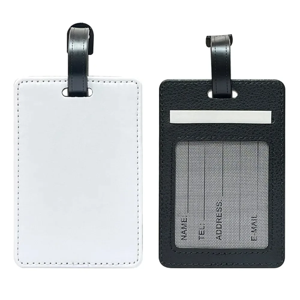 étiquettes de bagage en cuir avec photo personnalisée, étiquettes de carte d'embarquement, signes à motifs colorés personnalisés, un cadeau pour la famille des amis