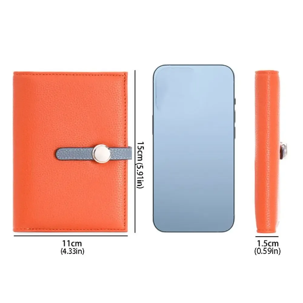 porte-cartes créatif en pu, étui de passeport, porte-billets, portefeuille pliable, étui multifonctionnel pour cartes, sac de rangement pour cartes, pour femme